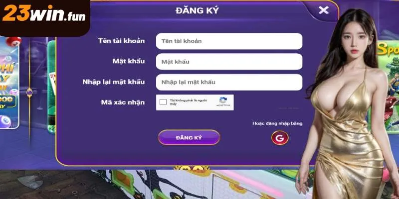 Đăng ký 23win dễ dàng – nhận ngay ưu đãi chào mừng